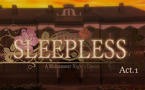 A Midsummer Nights Dream Sleepless Animation Unveiled